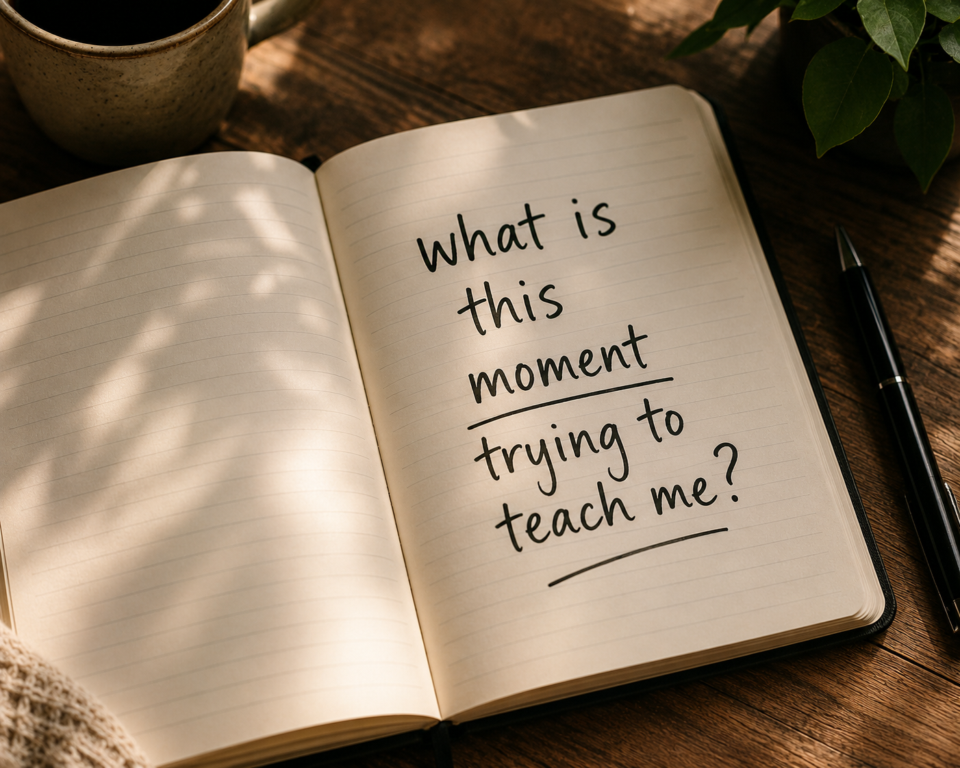 What is this moment trying to teach you?