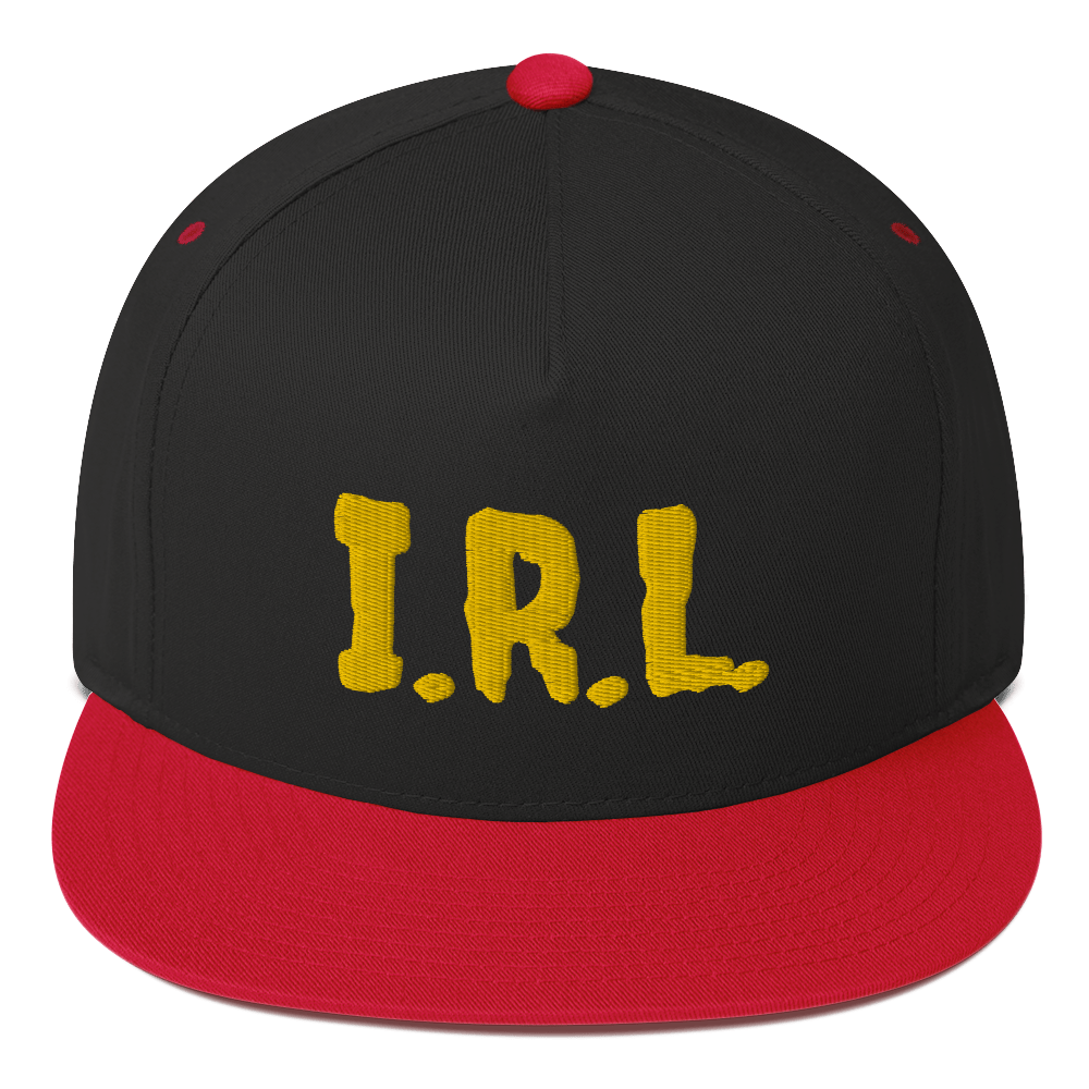 "In Real Life" Flat Bill Cap