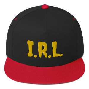 "In Real Life" Flat Bill Cap