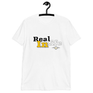 "White/Yellow IRL" Unisex T-Shirt