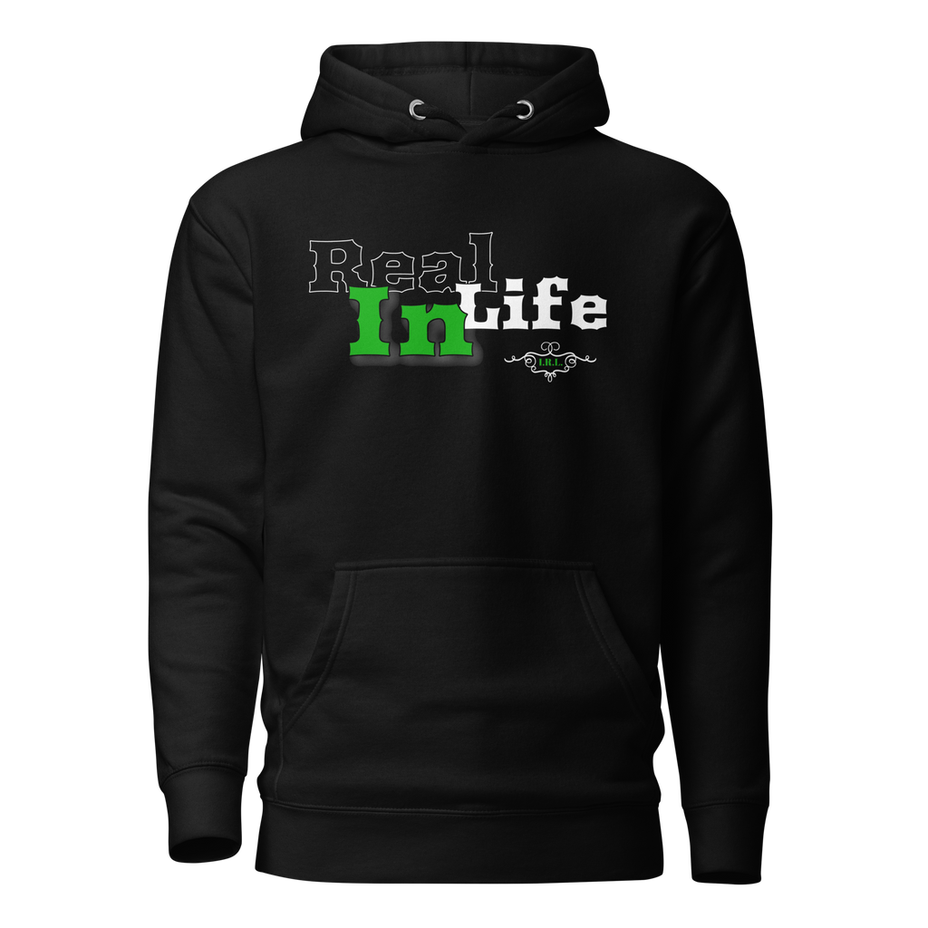 IRL Black/Green Hoodie