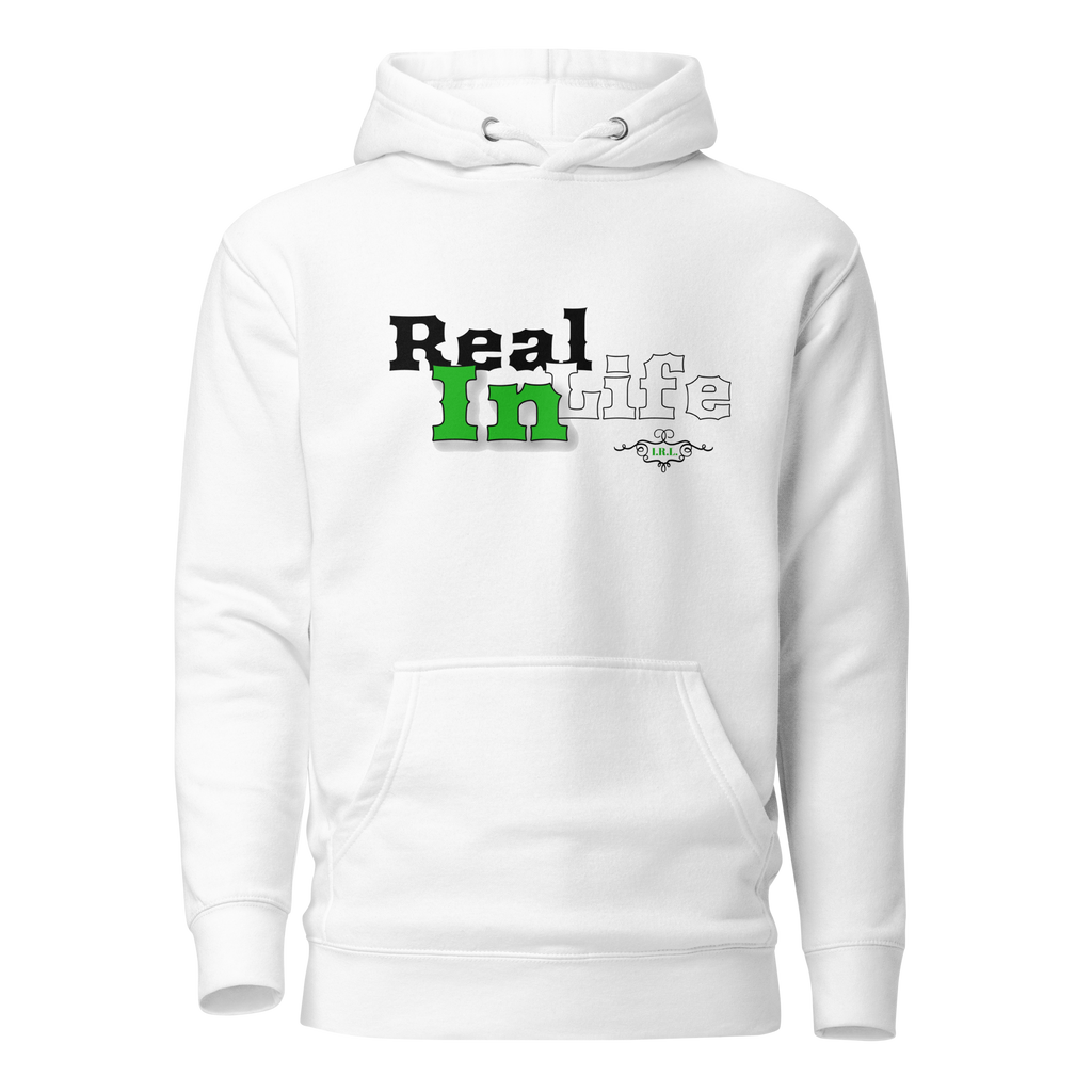 IRL White/Green Hoodie