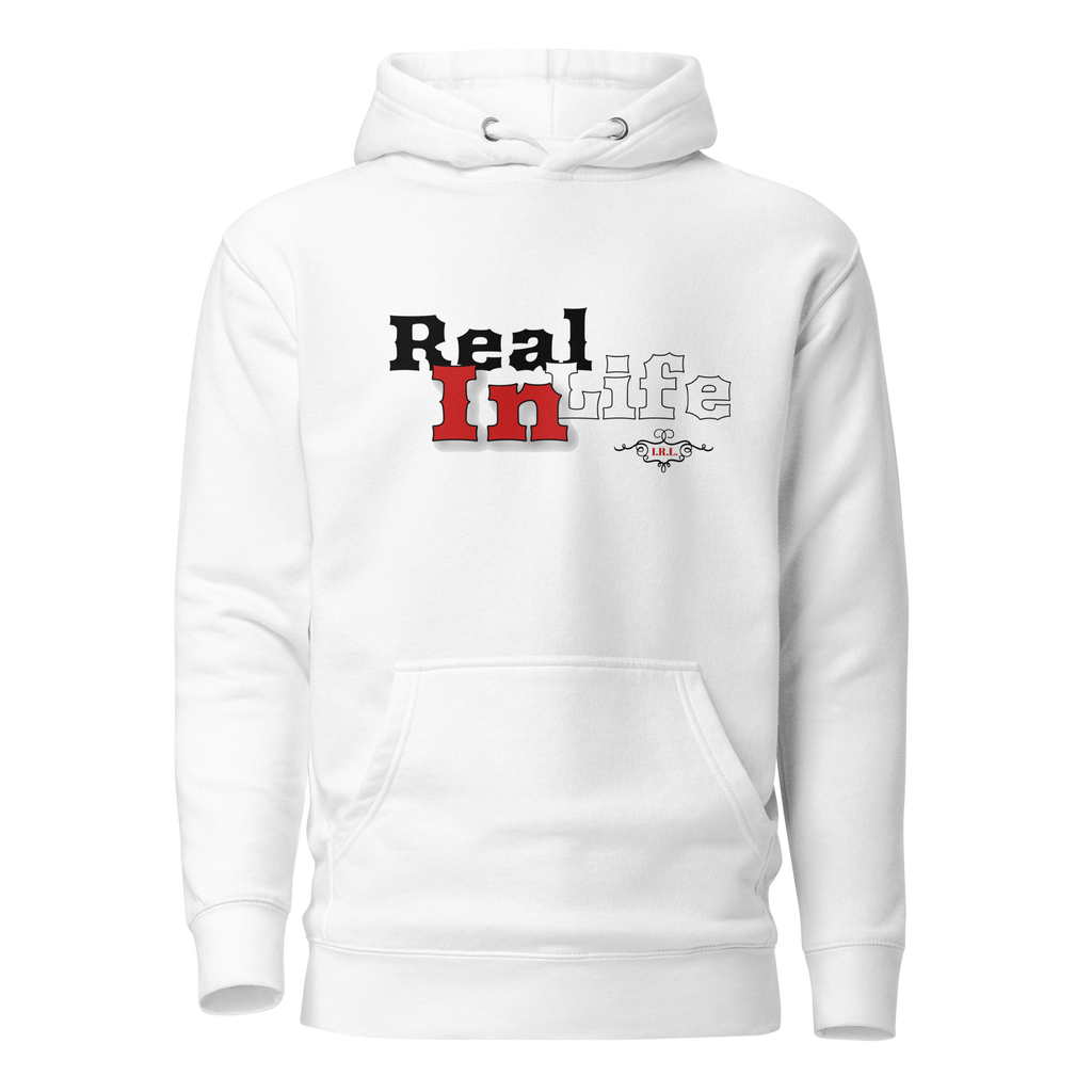 IRL White/Red Hoodie